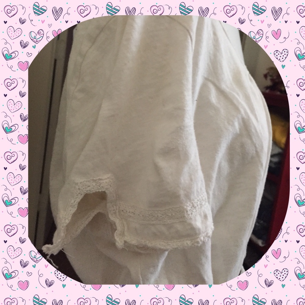 🍭🌼Cream Colored Baby Doll Top🌼🍭